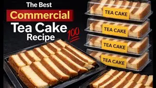 The Secret Commercial Tea Cake Recipe Bakeries don’t share with you 🍰🔥#freebaking #cakerecipes 