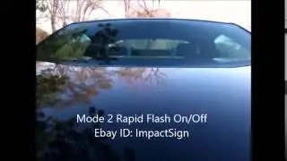 Blue Emergency Warning LED Lights