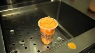 Basil Seeds with Thai Milk Tea