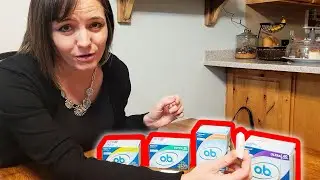 Comparing sizes for o.b. Applicator Free Digital Tampons