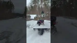 CFmoto Cforce 1000 winter fun. #atv #cfmoto #cforce1000