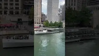 Chicago River Restaurant on the boat, Downtown Chicago. Sep 21, 2022 #chicago #chicagodowntown