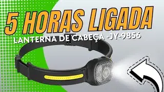 Qual dura&ccedil;&atilde;o da bateria Lanterna de Cabe&ccedil;a JYX JY-9856 | Ultraleve, Recarreg&aacute;vel e &agrave; Prova D&rsquo;&aacute;gua?