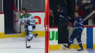 Mark Scheifele and Tyler Seguin have a rock, paper, scissors rematch