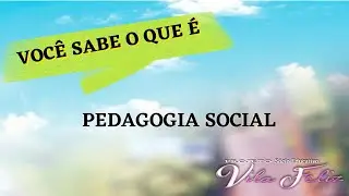 Pedagogia Social