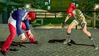 Orochi IORI vs Orochi LEONA (Lunatic Difficulty) - KOF AS