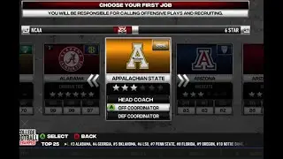 NCAA 14 Episode 1: The Start of a Coaching Career
