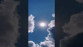 Sun Blue Sky Clouds Time lapse Background video | No copyright footage | Free Download #1