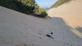 Children Sand Boarding