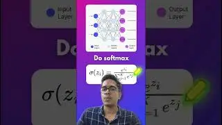 Softmax explained in 60 seconds #machinelearning #artificialintelligence