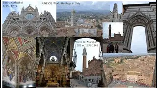 Siena, Tuscany ,one of the most important cities in medieval Europe,  UNESCO World Heritage Site