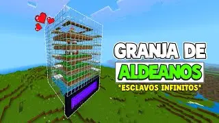🔥ESCLAVOS INFINITOS ✅ GRANJA DE ALDEANOS MASIVA para MINECRAFT BEDROCK 1.21