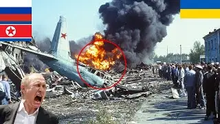 3 MINUTES AGO, Two Russian nuclear bombers were destroyed by Ukrainian F-16 missiles.