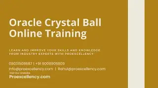 Oracle Crystal Ball Online Training | Oracle Crystal Ball: Online Training & Certification