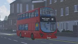 FRV Roblox Route 60 Thornton Heath Pond - South Croydon Bus Garage (361 CLT, DW 261) Arriva London.