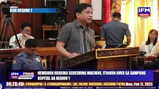 NEWBORN HEARING SCREENING MACHINE, ITINURN OVER SA SAMPUNG OSPITAL SA REGION 1