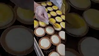 Making hokkaido cheese tarts 🧀