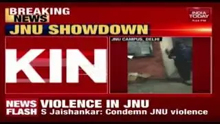 JNU Showdown: 18 People Admitted In AIIMS | Watch Live Report From Campus
