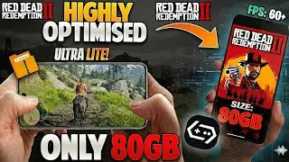 🔥New Red Dead Redemption LiteVersion On Mobile! |RDR 2 Lite GamehubSetup & Best Settings