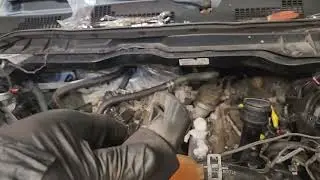 Ram Ecodiesel intake cleaning and turbo feed line replacement