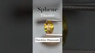 Gemstone Facts:  Sphene Gemstone That Outshine Diamonds #gems #gemstone #sphene #diamond