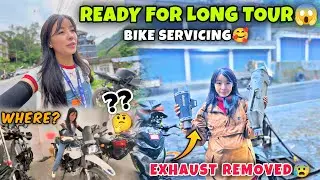 READY FOR NEXT RIDE🏍️ ||EXHAUST REMOVED GARNU PARYO🤔EXCITED 🥰