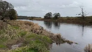 Fishing Wood cutters farm river ribble 