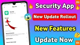 MIUI 12 Security 4.1.2 New Update | Miui Security App New Update Rollout