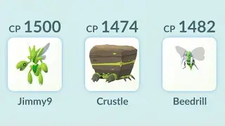 Green Bug Challenge (ALL SHINY): Halloween Cup Pok&eacute;mon Go Battle League