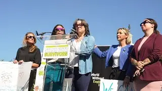 Jess Michaels Speaks at Press Conference in DC
