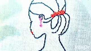 Easy Girl embroidery design | Magic of Hands 