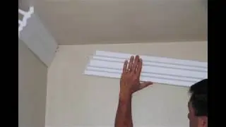 The easiest crown molding you will ever install. Great DIY project!