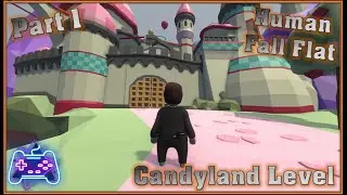 Human Fall Flat (Xbox Series X) (Candyland Level - Part 1) A World Filled With Sweets & Treats