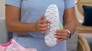 Skechers Slip-ins GO WALK Flex Bungee Lace Sneakers - Nova on QVC