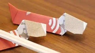 箸袋でダックスフンド！箸置きの作り方