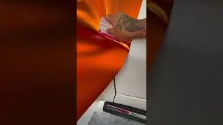 Wrapping a 2023 Sierra in SATIN CHROME ORANGE by Hexis 🔥🔥🔥