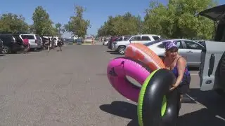 Families celebrate Labor Day at Folsom Lake with swimming and sunshine