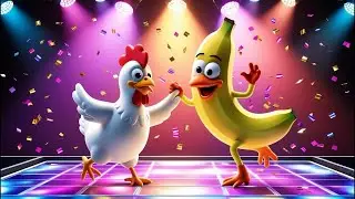 Chicken Banana Song &ndash;Viral Dance & Kids Fun! #chicken #banana #chicken banana #dance #funny #comedy