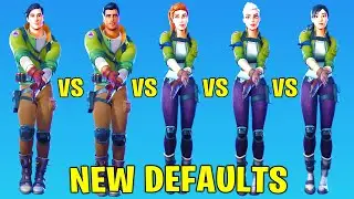 Fortnite Dance Battle of *NEW* Default Skins..!
