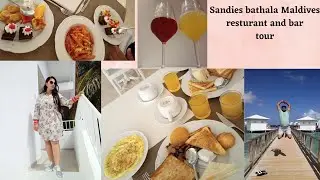 Sandies Bathala Maldives Resturant 🍜🍲 and Bar 🍺🥂🍾 Tour