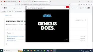 SGDK Video Player Test v0.0.6 - Now with sound