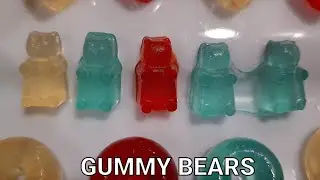 HOW TO MAKE HOME-MADE GUMMY BEARS | GUMMY BEARS WITH BEEF GELATIN RECIPE