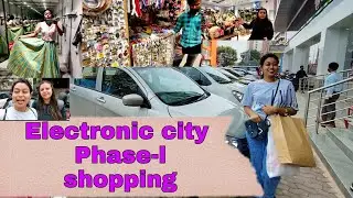 ||How is Electronic city Phase-I for shopping|| Covered whole shopping area||