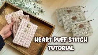 Heart-Puff stitch tutorial