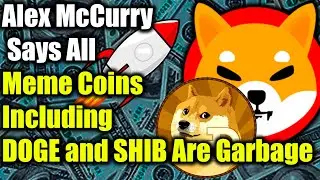 Alex McCurry Says All Meme Coins Including DOGE and SHIB Are Garbage ! SHİBA İNU NEWS TODAY #shiba
