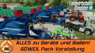 LS22 GÖWEIL Pack | ALLES zu Geräte und Ballen! | FARMING SIMULATOR 22 DLC Vorstellung