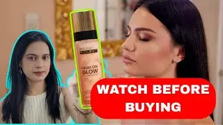 ✨ Swiss Beauty High On Glow Dewy Makeup Fixer | Long Lasting Radiance & Hydration 💦💖 REVIEW