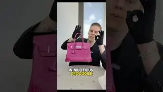 Birkin 30 Rose Pourpre Niloticus Crocodile with Palladium Hardware 💅 $37990