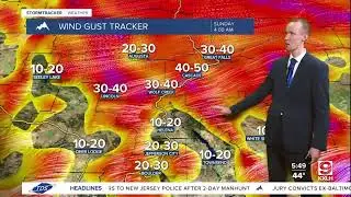 High Wind Warning for Veterans Day