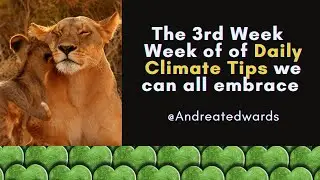 Week three of climate action tips #UncommonCourage